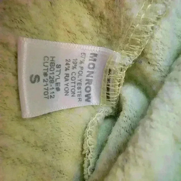 Monrow Sweatpants Womens Small Cotton Pockets Stretch Speckled USA Athleisure - Picture 12 of 16